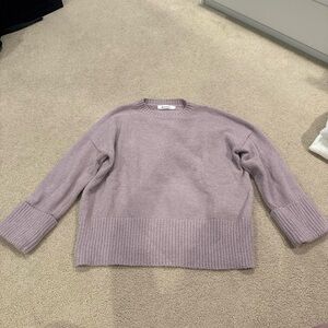 Lavender Crewneck Women's Sweater